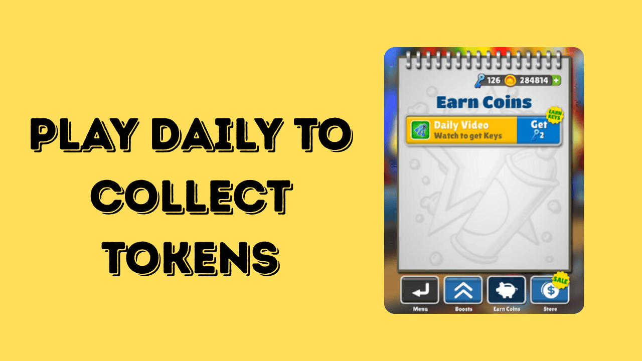 Play Daily to Collect Tokens