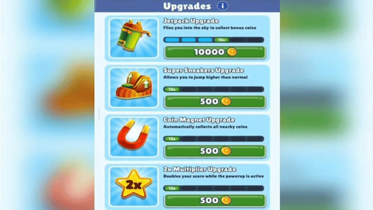 Upgrade Power-Ups